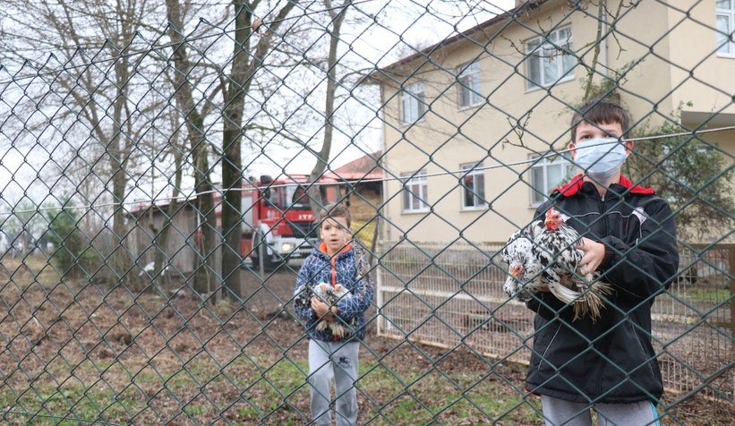 Serdivan'da panik anları