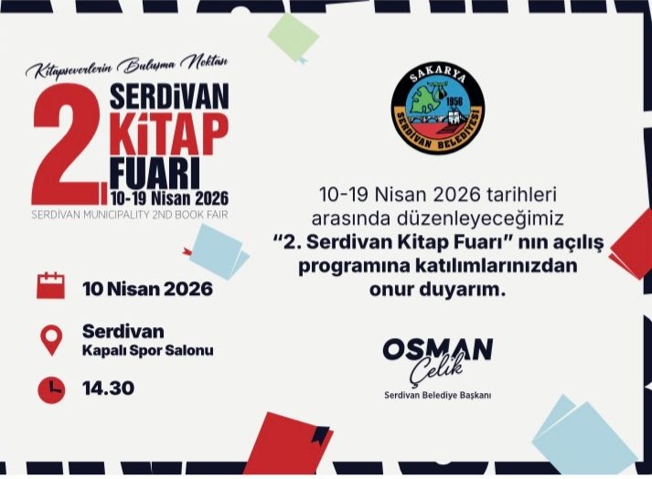 Serdivan kitapla buluşuyor: 2. Kitap Fuarı kapılarını açıyor