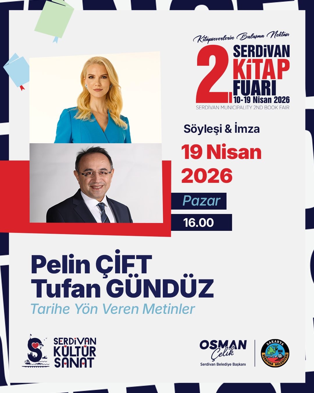 Serdivan’da kitapların ışığında tarih ve toplum konuşulacak