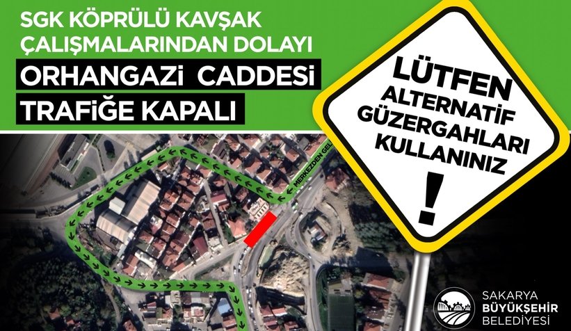 SGK Kavşağı kapatılıyor