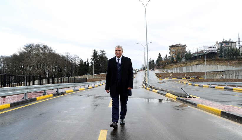 SGK Kavşağı resmi açılışa hazırlanıyor