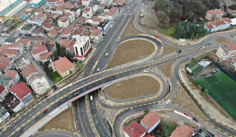 SGK Kavşağı resmi açılışa hazırlanıyor