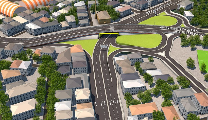 SGK Köprülü Kavşağı Projesi'nin temeli atıldı