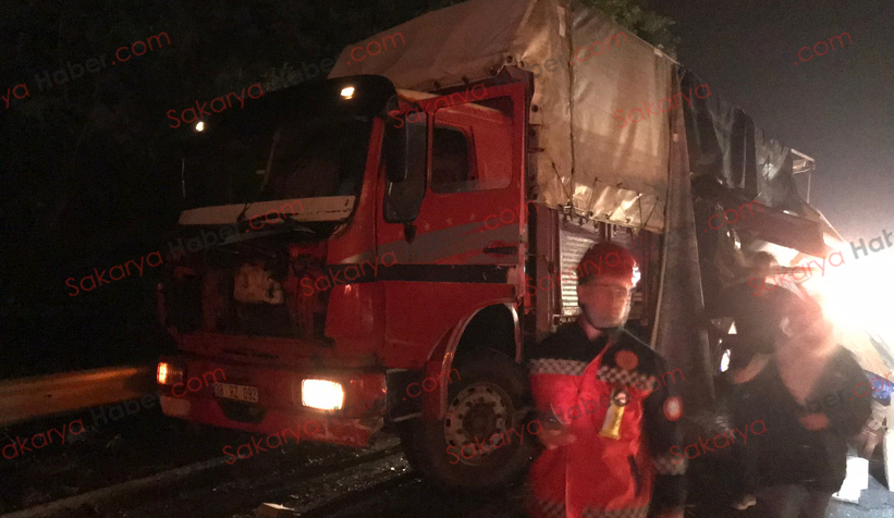 Anadolu Otoyolu'nda paramparça olan bu tırın kupasından sağ çıktı
