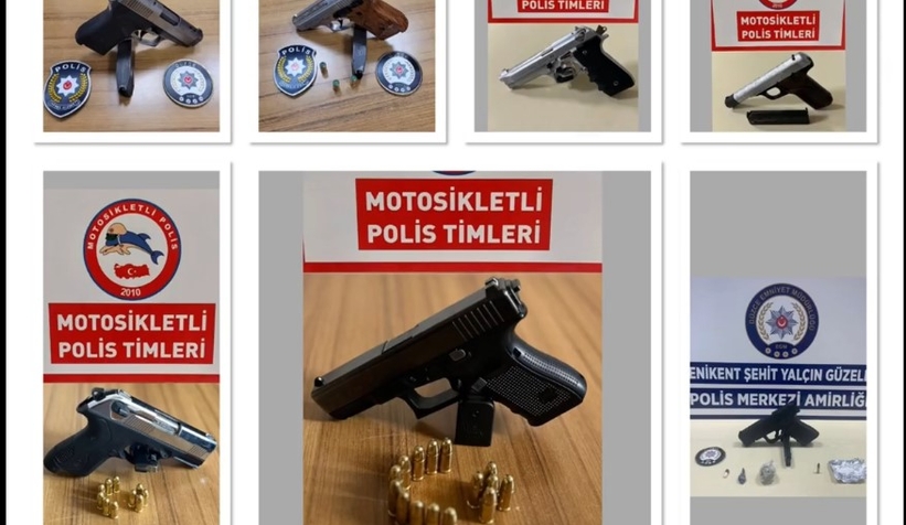 Silah kaçakçılarına operasyon: 1031 gözaltı