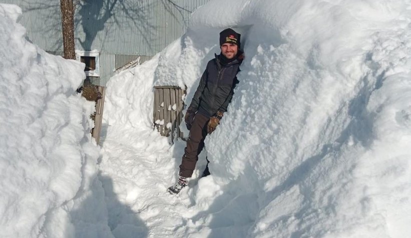 Sinekli Yaylası kara gömüldü