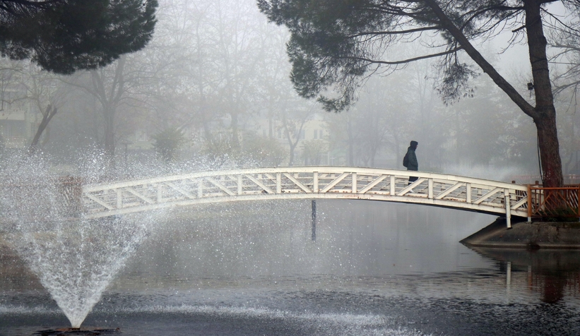  Sis ve doğa buluştu, ortaya eşsiz manzaralar çıktı