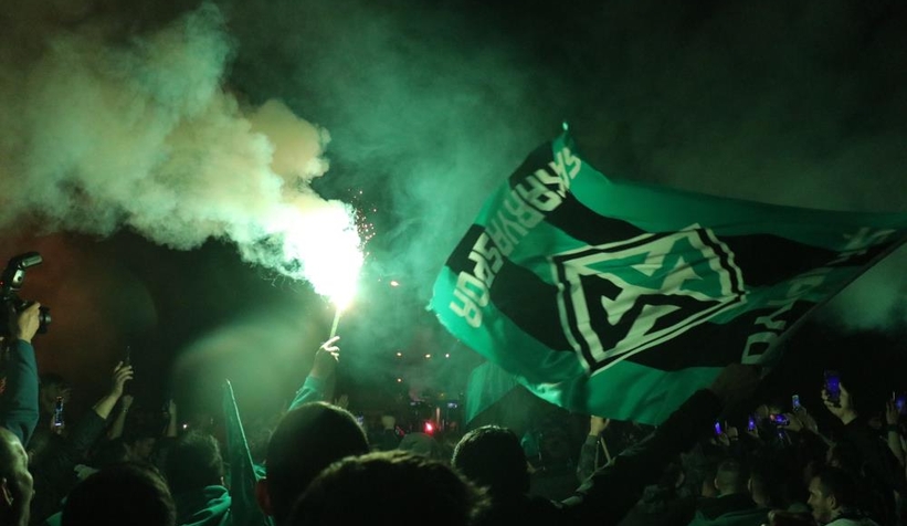 Şampiyon böyle karşılandı