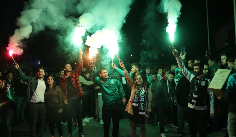 Şampiyon böyle karşılandı