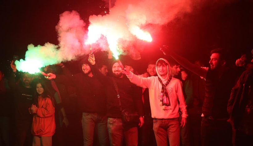 Şampiyon böyle karşılandı