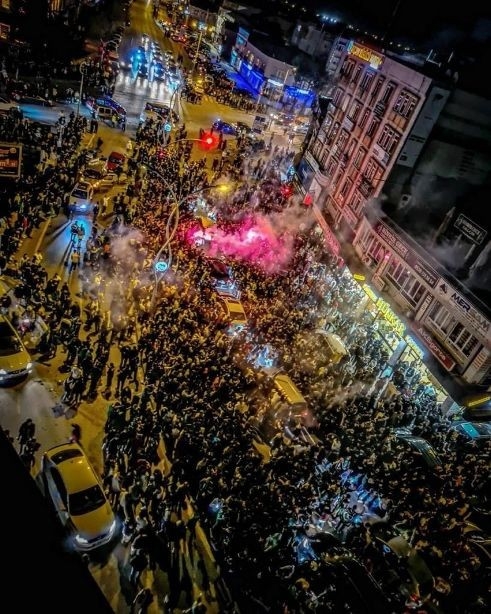 Şampiyon böyle karşılandı