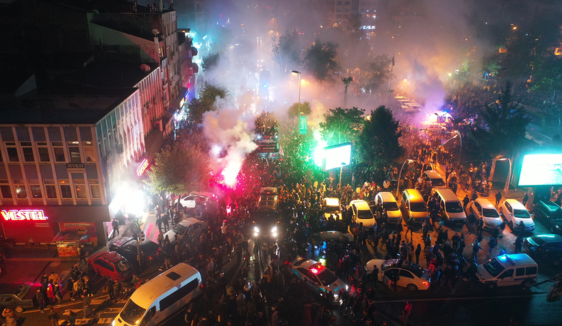 Şampiyonluk gecesinden unutulmaz kareler