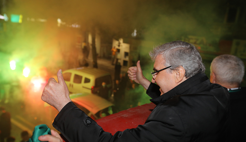 Şampiyonluk gecesinden unutulmaz kareler