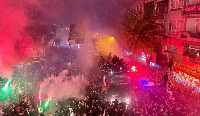 Şampiyonluk gecesinden unutulmaz kareler