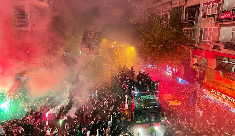 Şampiyonluk gecesinden unutulmaz kareler