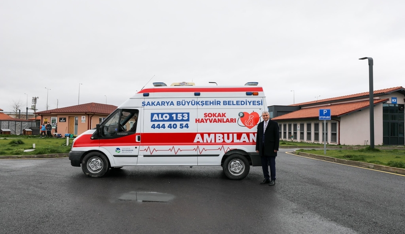 Sokak hayvanları için ambulans