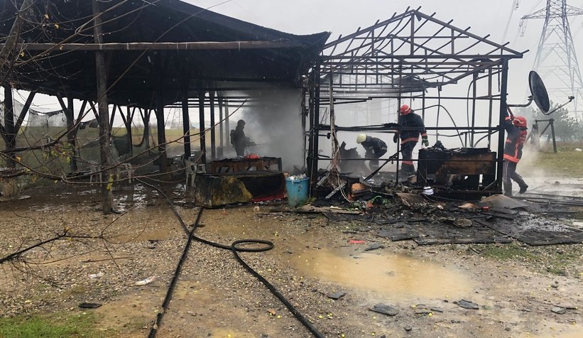 Serdivan'da patlama oldu