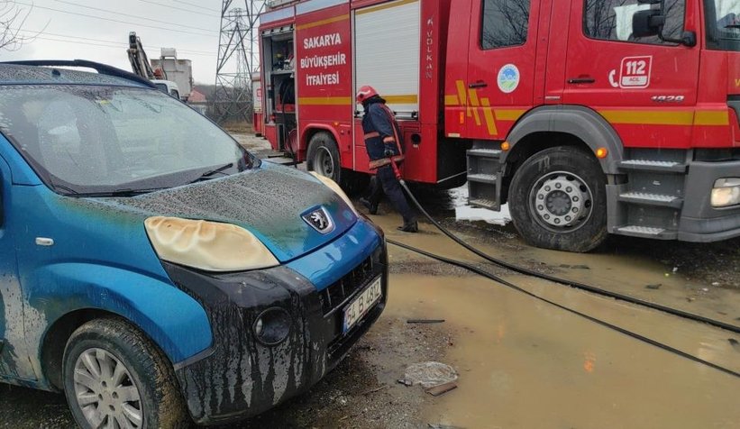 Serdivan'da patlama oldu