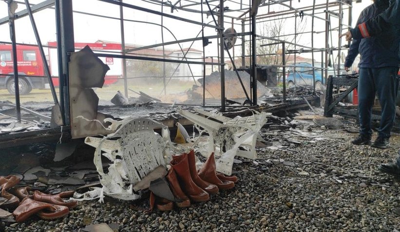 Serdivan'da patlama oldu