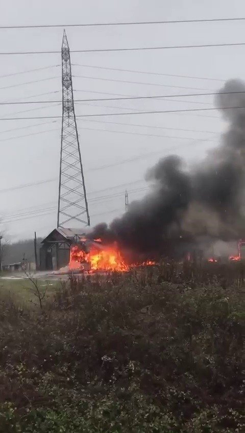 Serdivan'da patlama oldu