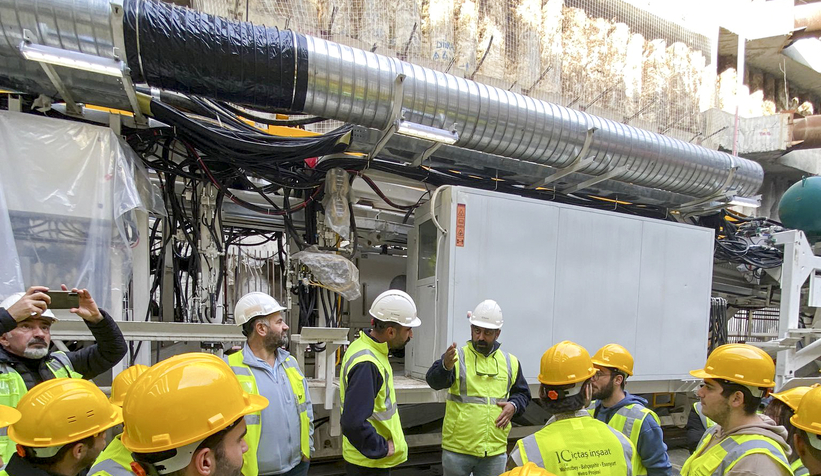 SUBÜ öğrencileri metro projesini inceledi