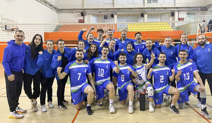 SUBÜ’den kadın ve erkek voleybolda ikincilik