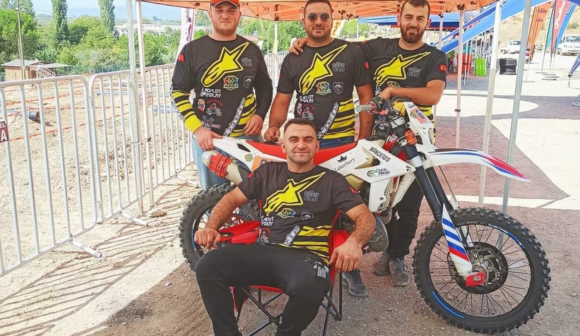 Süper Enduro'da Sakaryalı sporcu ikinci oldu