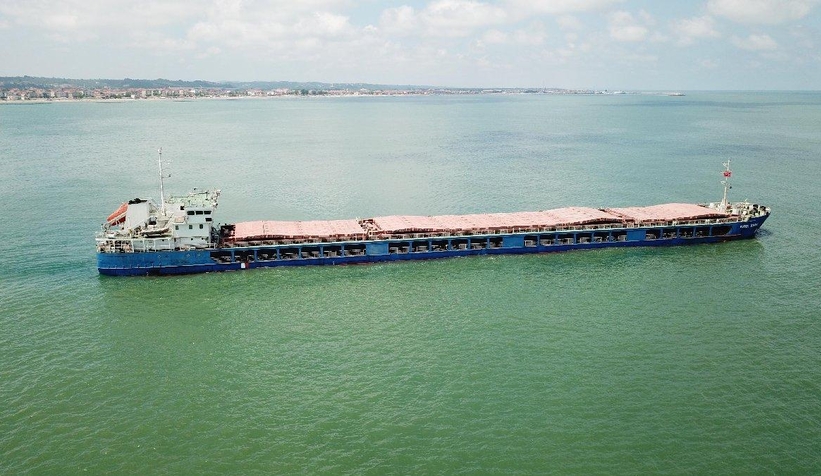 Tahıl yüklü gemi, geldiği gibi gitti