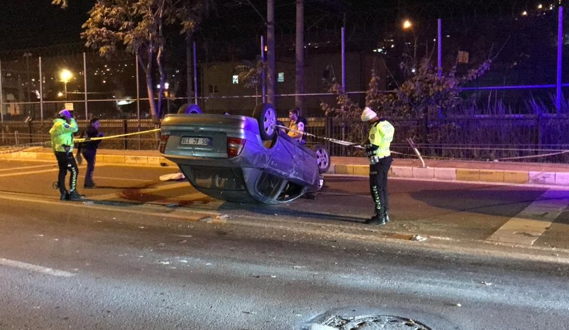 Takla atan otomobildeki 16 yaşındaki genç öldü