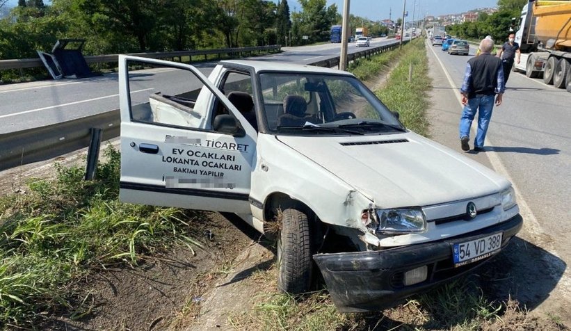 Takla atıp metrelerce sürüklendi: 4 yaralı