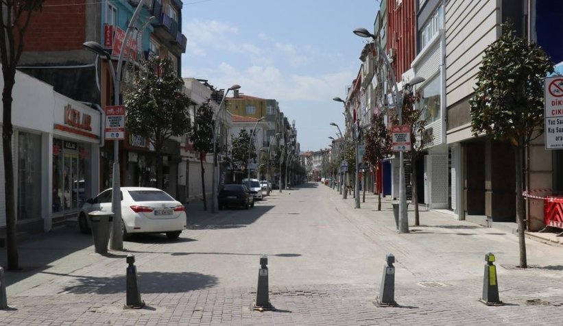 Tam kapanmanın ilk gününde şehirden fotoğraflar