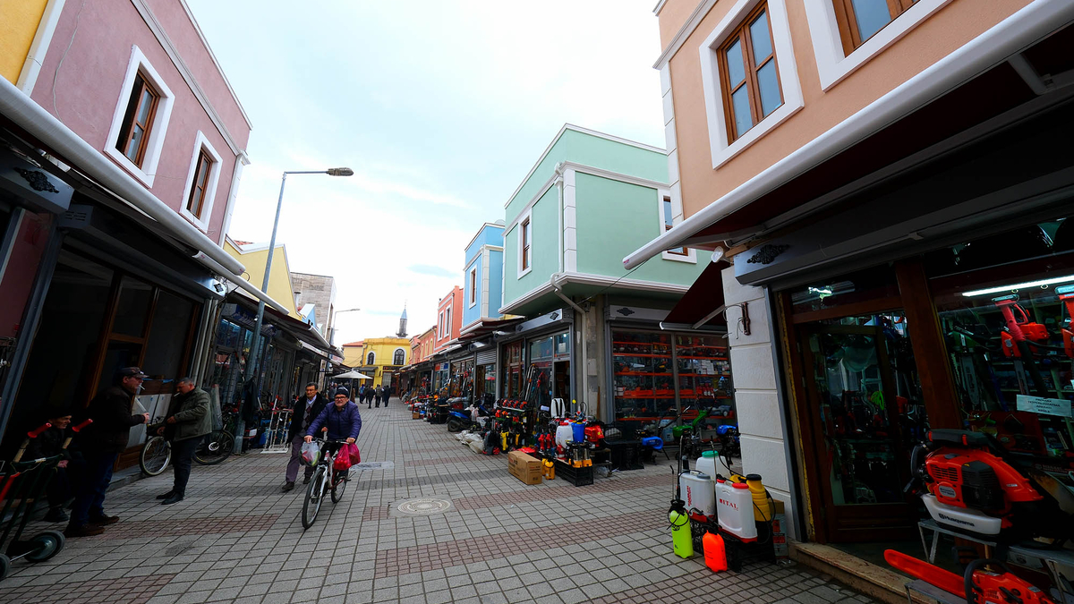 Tarihi Uzunçarşı’nın restorasyonunda son durum
