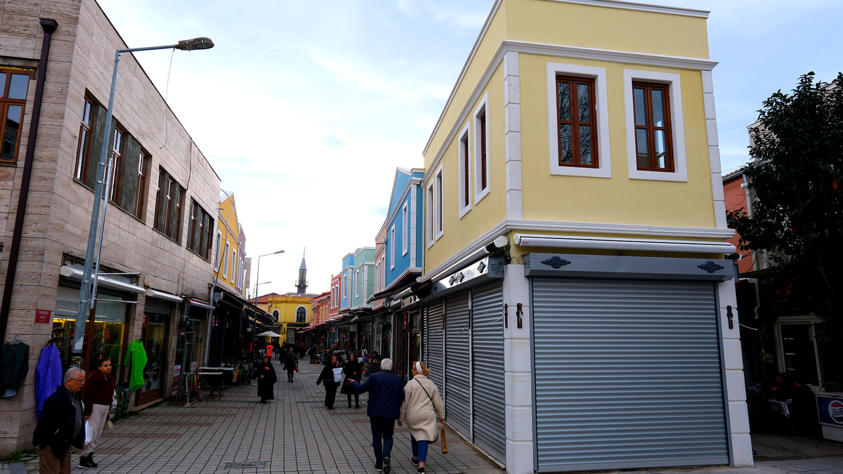 Tarihi Uzunçarşı’nın restorasyonunda son durum