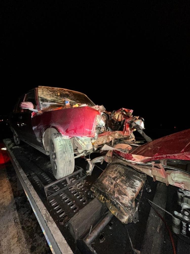 Taziyeden dönerken kaza yaptılar: 1 ölü, 1 yaralı