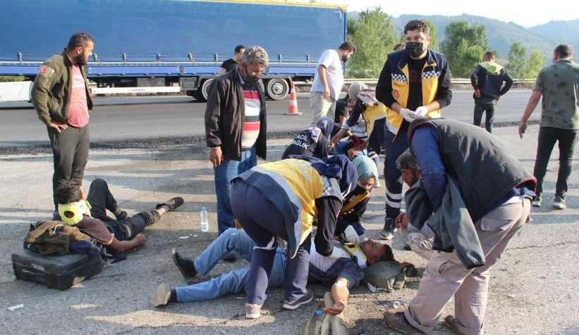 TEM'de can pazarı: 8 yaralı