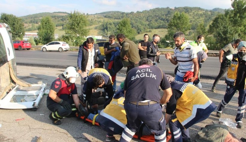 TEM'de can pazarı: 8 yaralı