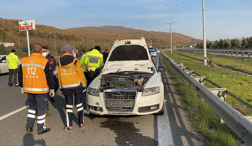 TEM'de karşıdan karşıya geçmek istedi, canından oldu