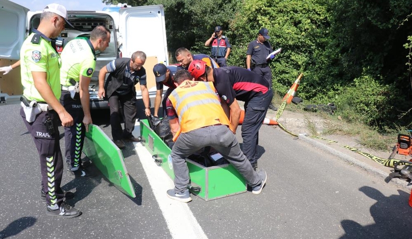 TEM'de kaza: 1 ölü, 5 yaralı