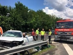 TEM'de kaza: 4 yaralı