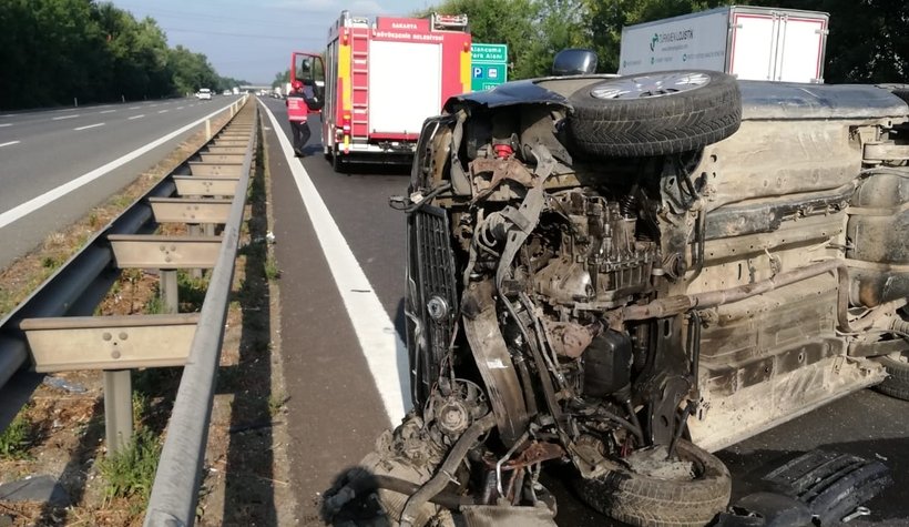 TEM'de metrelerce sürüklendi