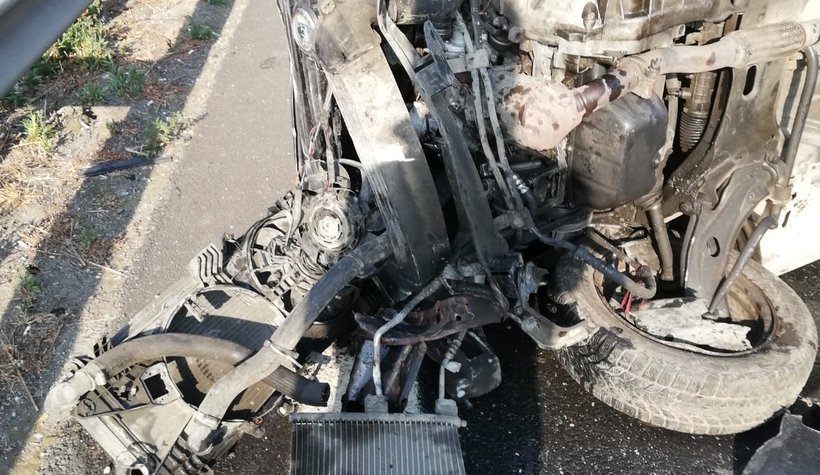 TEM'de metrelerce sürüklendi