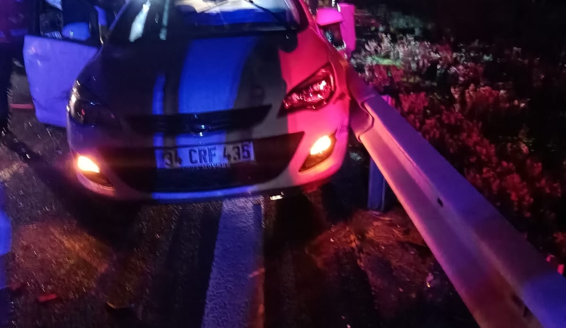 TEM'de zincirleme kaza: 4 yaralı