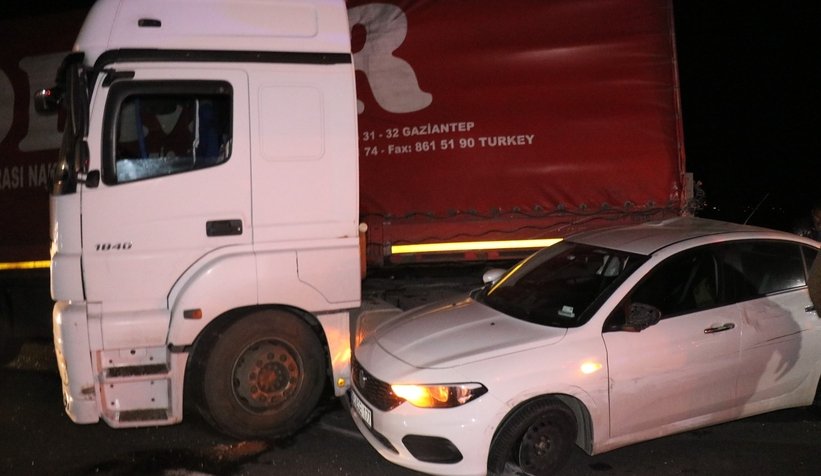 TEM'deki kazada 5 sporcu dehşeti yaşadı