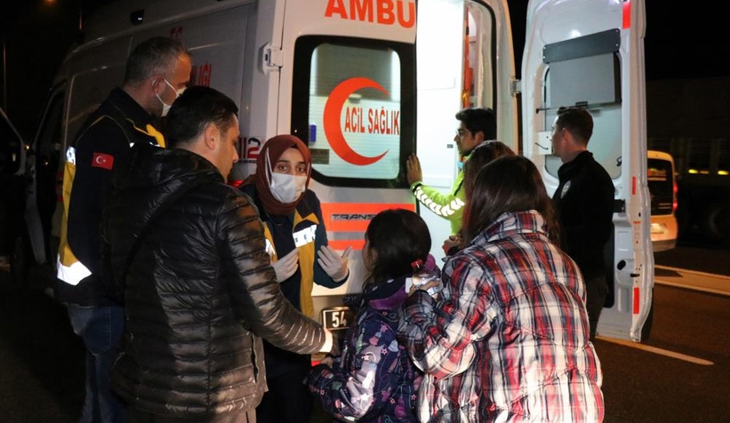 TEM'deki kazada 5 sporcu dehşeti yaşadı