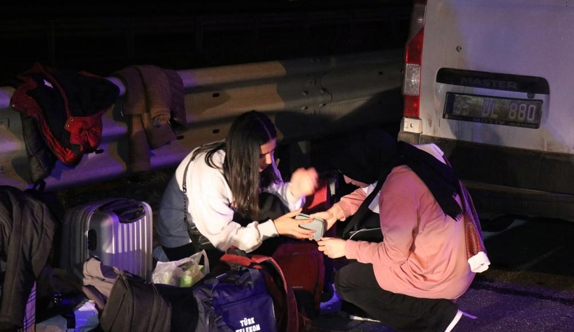 TEM'deki kazada 5 sporcu dehşeti yaşadı