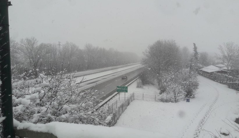 TEM otoyolu çift yönlü ulaşıma kapandı