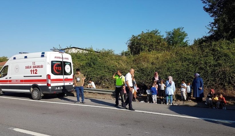 TEM’de 7 aracın karıştığı zincirleme kaza: 10 yaralı