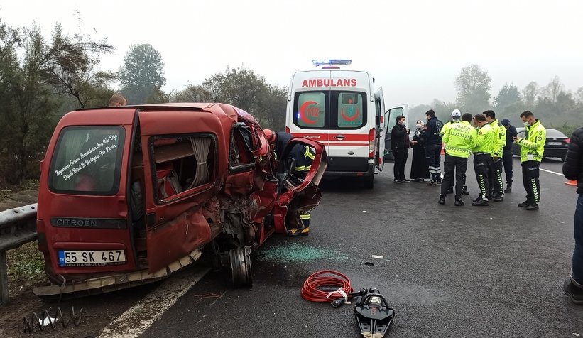 TEM’de feci kaza: 5 yaralı