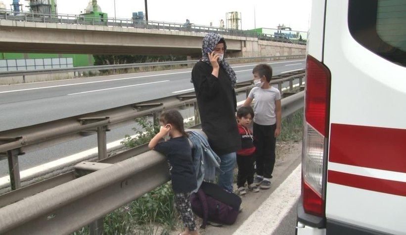 TEM’de iki yolcu otobüsü birbirine girdi: 8 yaralı