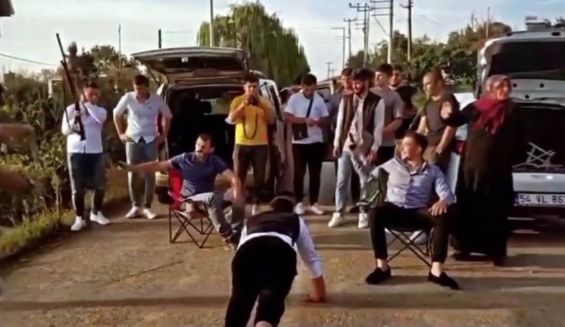 Tepki çeken görüntü, bulun bu magandaları